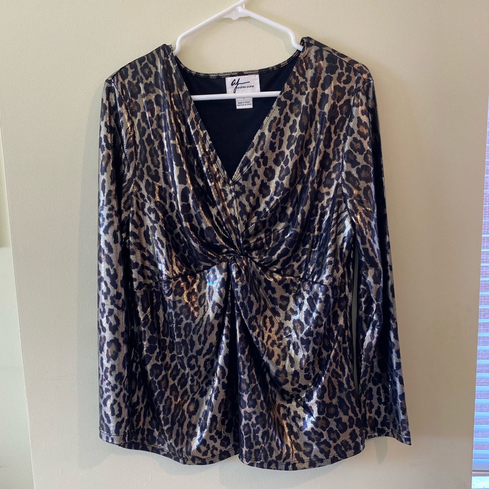 Cheetah Print Blouse